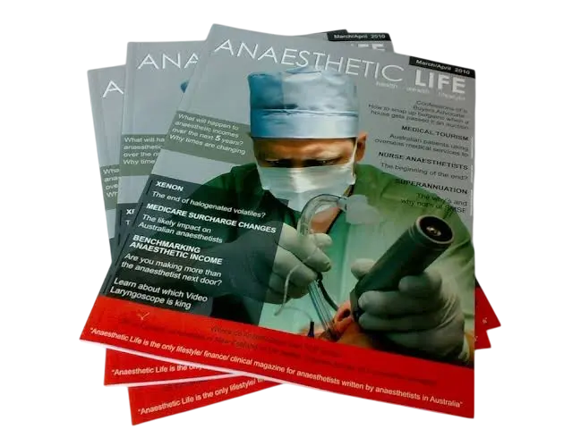 a magazice featuring a surgeon